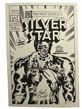 Jack Kirby Hand Signed Silver Star Promo (1982) Convention picture