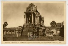 Vintage 1910s Postcard Cambodia Angkor Wat Edicule Ruins Braun Photo Asia picture