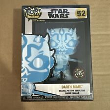 Funko POP Pin Darth Maul #52 CHASE LE Glow Star Wars In Hand picture