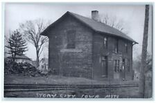 c1960's MSTL Story City Iowa IA Railway Train Depot Station RPPC Photo Postcard picture