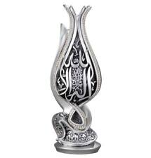 Modefa Turkish Islamic Home Table Decor | Lale Tulip & Tawhid | Silver 290-3G picture