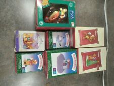 Set Of 6 Winnie The Pooh Collection Hallmark Keepsake Christmas Ornaments picture