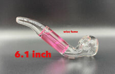 6.1 inch glass gandalf Freezable Tobacco Smoking Pipe  PINK Glycerin hand pipe picture