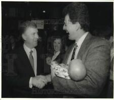1992 Press Photo Vice President Dan Quayle with Tony McCormick, Texas picture