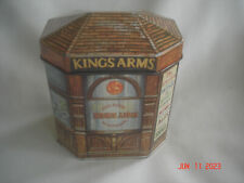 CLEAN Vtg. BENTLEY'S ENGLISH TOFFEES KINGS ARMS PUB / FREE HOUSE TIN England picture