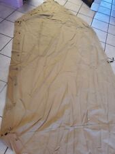 French Army Shelter Half Khaki 1950s Era Stamped Ariel AIZENAY picture