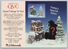Ad~QVC~Todays Special Value~Good Tidings Limited Ed Collectors Set~c2003~CT PC picture