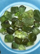 133 CTS AMAZING NATURAL PERIDOT CRYSTALS LOT F/ SUPAT VALLEY KOHISTAN PAKISTAN(9 picture