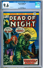Dead Of Night 4 CGC Graded 9.6 NM+ Marvel Comics 1974 picture