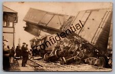 Real Photo Collision On D & H Railroad Oct. 18, 1922 Sidney NY RP RPPC M144 picture