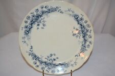 Parisian Granite Princess W. Adams & Co England Flow Blue Ironstone Dinner Plate picture