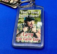 That's Funny Right There Larry The Cable Guy NOS Green Color Keychain Key Ring picture