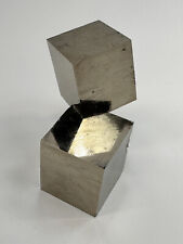 LARGE Lusterous Entwined Interlocking Pyrite Cube Cluster_Spain picture
