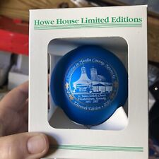 Vintage Howe House Christmas In Hardin County Kentucky 2001 Ornament Church picture