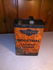 Vintage Smith-Alsop Laquer Thinner Can Terre Haute Indiana  picture