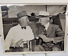 1950 Original Photo Cut Order - Connie Mack & Burt Shotton - Two Oldest Managers picture