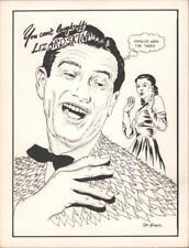 Cartoon You Can't Laugh Off Lizardskin,Signed Message by Ken Brown Postcard picture
