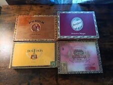 Vintage Cigar Boxes Lot of 4 picture