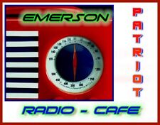 OVERSTOCK SALE NEW Emerson Patriot Catalin Tube Radio 400 PREMIUM Dial Lens picture