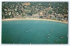 c1960 Aerial View Exterior Swampscott Massachusetts MA Vintage Antique Postcard picture