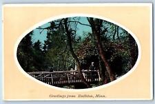 1911 Greetings From Ruthton Truss Bridge Trees Minnesota Correspondence Postcard picture