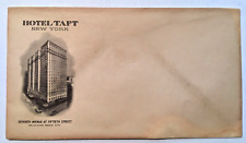 Vintage Envelope Letterhead Hotel Taft Cachet New York Radio City c1920's picture