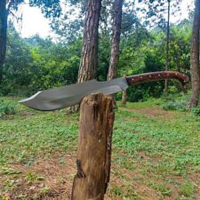 Custom Handmade Carbon Steel Blade Long Handed Machete Sword| Hunting Sword picture