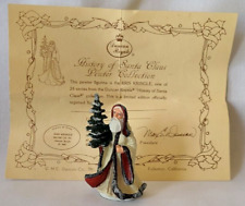 Duncan Royale KRIS KRINGLE History of Santa 1983 8th/500 3” Miniature COA picture