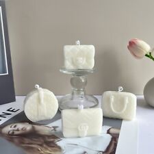 4PCS Luxury Brand Mini Bag Candle - White Scented Candle Birthday Unique Gift picture