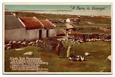 A Farm in Donegal Ireland Postcard picture