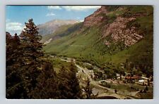Redstone CO-Colorado, Aerial Scenic Crystal River, Vintage Postcard picture