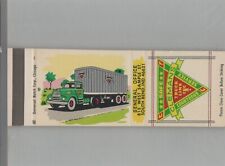Matchbook Cover Trucking Clemans Truck Line South Bend, IL picture