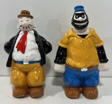 1993 Wimpy & Brutus From Popeye 5” Ceramic Figurines Lot Of 2 picture