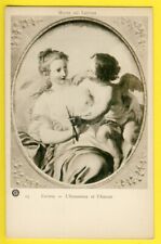 cpa rare back 1900 PARIS MUSÉE du L'Innocence et l'Amour COYPEL naked angel picture