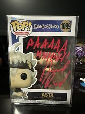 ASTA FUNKO POP AUTOGRAPHED BY DALLAS REID W/QUOTE AND JSA CERT BLACK CLOVER picture