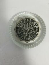 VINTAGE MOREHEAD STATE UNIVERSITY KENTUCKY PAPERWEIGHT PEWTER picture