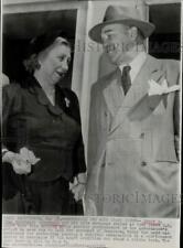 1953 Press Photo Henry W. (The Dutchman) Grunewald & Wife in Washington picture