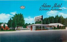 c1950s Adams Motel, Dothan, Alabama Postcard picture