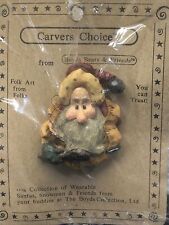 1998-Carver's Choice- Santa and the Final Inspection- Boyd's Bears Pin Brooch picture