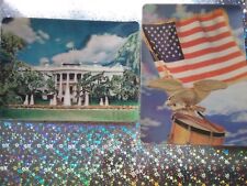 Super Xograph 3D Postcards: I Pledge Allegiance & Greetings From Wash. DC (RARE) picture