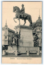 c1910 Monument of Kaiser Wilhelm I Stettin Poland Unposted Antique Postcard picture