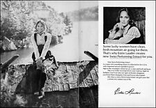 1974 Estee Lauder Swiss performing extract woman vintage photo Print Ad ads34 picture