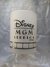 Vintage Disney MGM Studios Mickey Mouse Frosted Glass Mug Cup Drink Glass 1987 picture