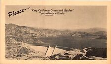 Vintage Postcard- . KEEP CALIFORNIA GREEN ASHTRAY. UnPost 1910 picture