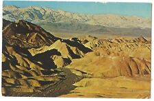 Death Valley Ca Badlands from Zabriskie Point 1975 Vintage Postcard California picture