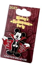 2013 Disney Mickey’s Halloween Party - Boo to You Vampire Mickey Slider Pin picture
