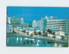 Postcard Night view of Miami Beach Florida USA picture
