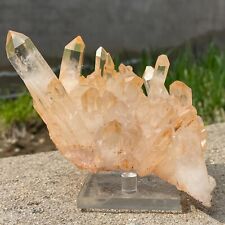 625g Large Natural Clear White Quartz Crystal Cluster Rough Specimen Healing picture