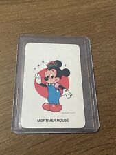 Authentic Vintage Walt Disney Productions Snap Morti Mouse Card RARE DISNEYANA picture