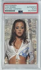 LEAH REMINI SIGNED PHOTOGRAPH PSA DNA AUTOGRAPHED THE KING OF QUEENS SEXY MOM picture